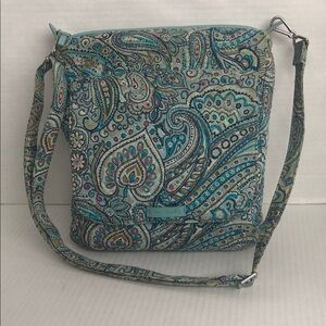 VERA BRADLEY Paisley Blue/green Crossbody Bag